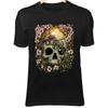 Spring Fantasy Skull - Mushrooms, Golden Sunlight & Cherry Blossoms