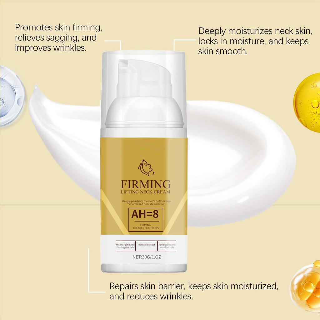 Elastic And Firming Neck Cream Moisturizing And Rejuvenating Skin Soothing Neck Wrinkles Nourishing Skin Massage Cream.