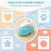 Mini Size Craft Punch Plastic Hole Punch Portable Paper Cutter  Paper Decor