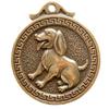 Solid Brass Zodiac Sign Fu Pendant Keychain Charm