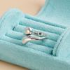Casual and fashionable water drop design cold wind simple and versatile personalized opening ring