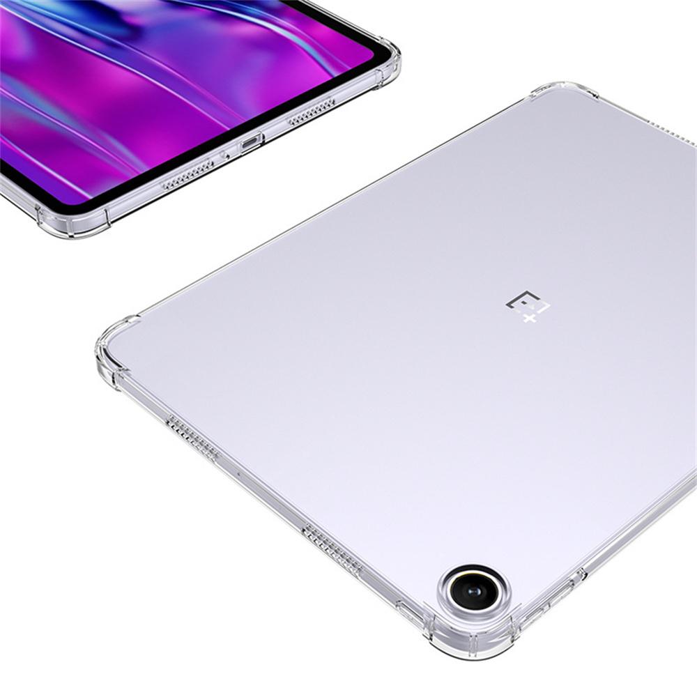 For OnePlus Pad Air5/Pad Go 2 Case Four Corner Shockproof Clear Tablet TPU Cover