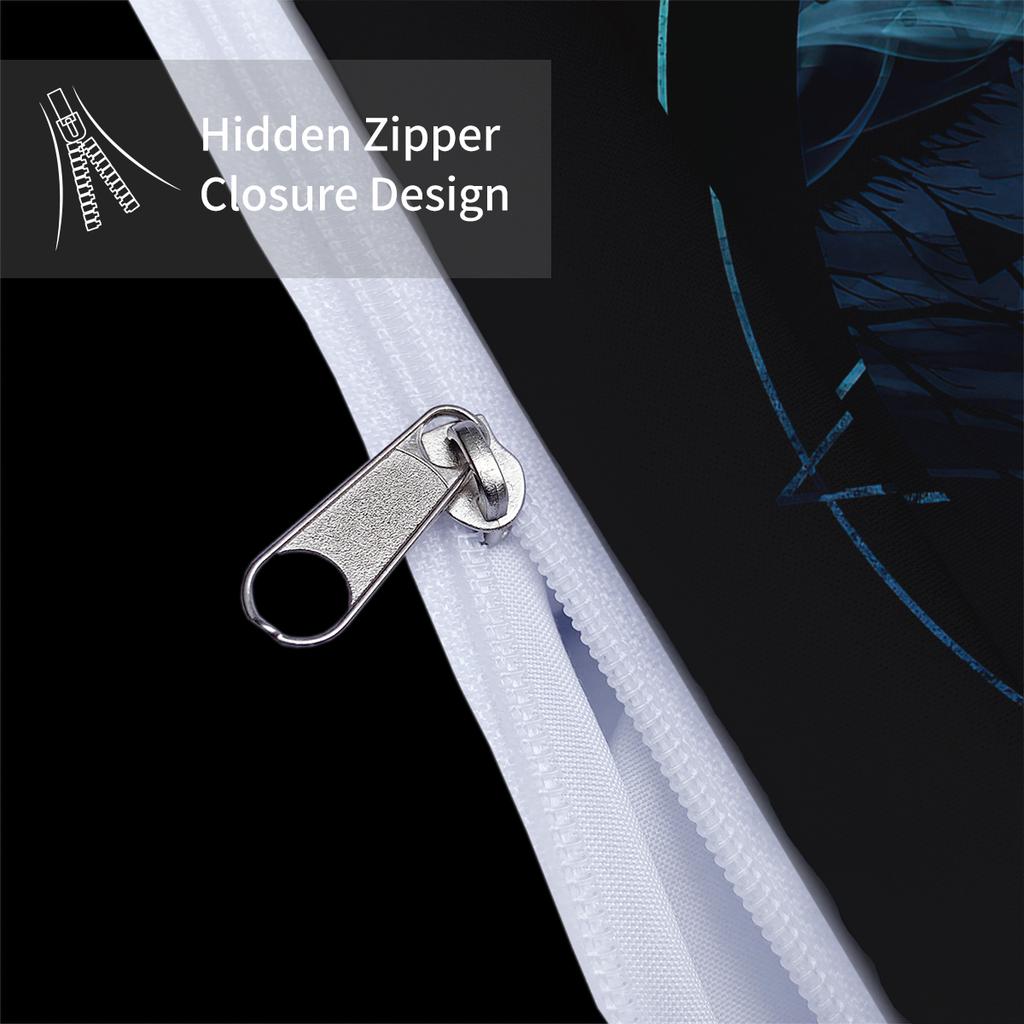 3pcs Bedding Set Black Cat 3D Printed Cozy Soft Duvet Cover King Queen Twin Size Birthday Gift for Home Adult Bedroom Decoration