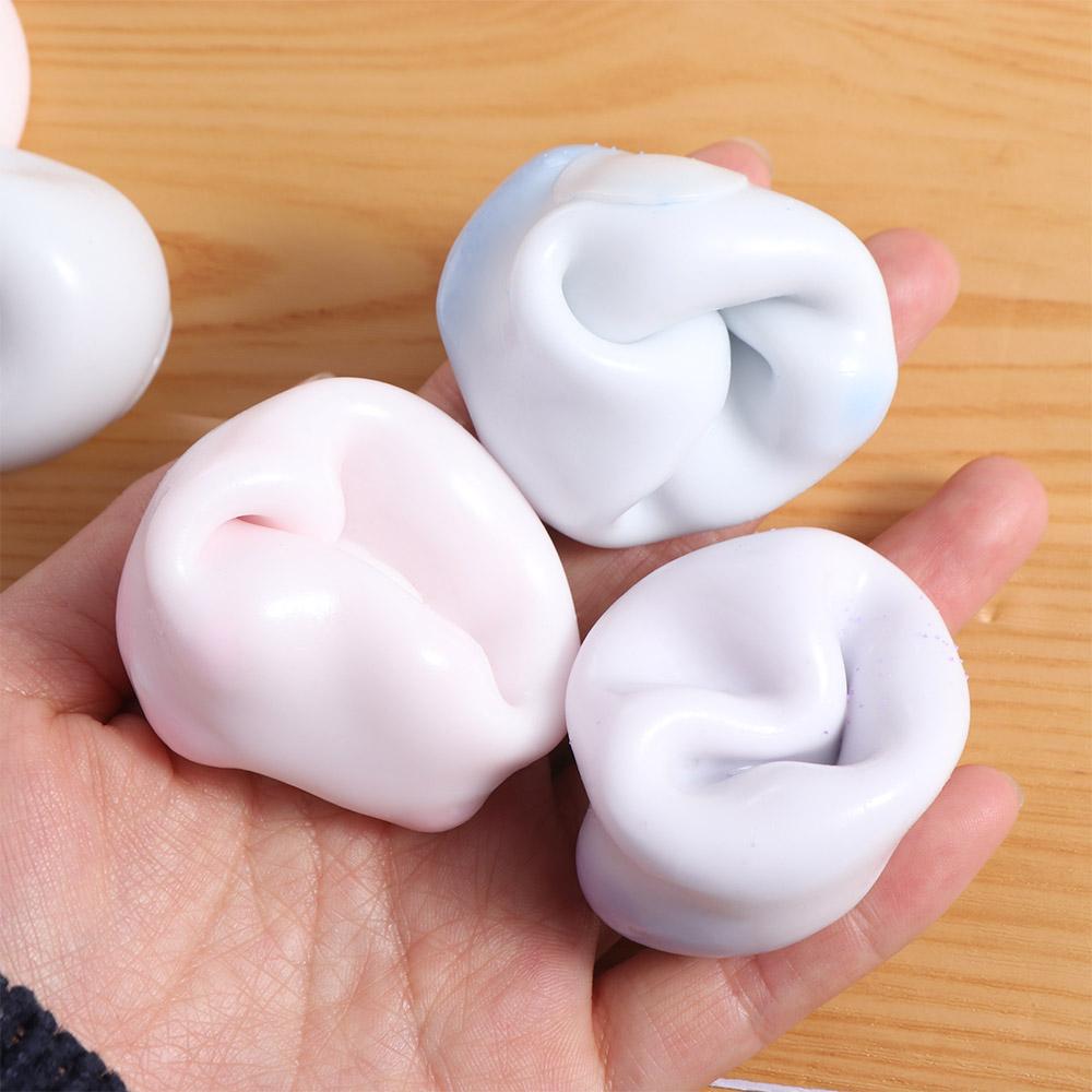 Simulation Glutinous Rice Dumpling Squeeze Toy Super Soft Slow Rebound Toy Table Ornaments