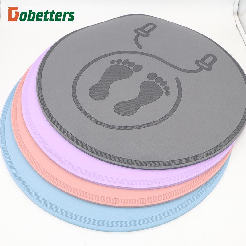TPE Soundproof Shock Absorbing Yoga Mat for Indoor Fitness and Dance Skipping Rope Exercises