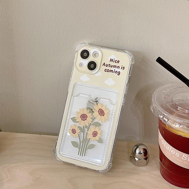 Zhitai Sunflower Shell for iPhone 15/14 Pro Max/16/6/7/8 Plus