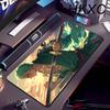 Mouse Pad PC Gamer Anime Desk Mat NonSlip Rubber Laptop One Piece Zoro Playmat for Office Computer Accessories Gaming Mousepad