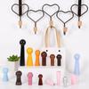 Solid Wood Coat and Hat Hook for Entryway Door