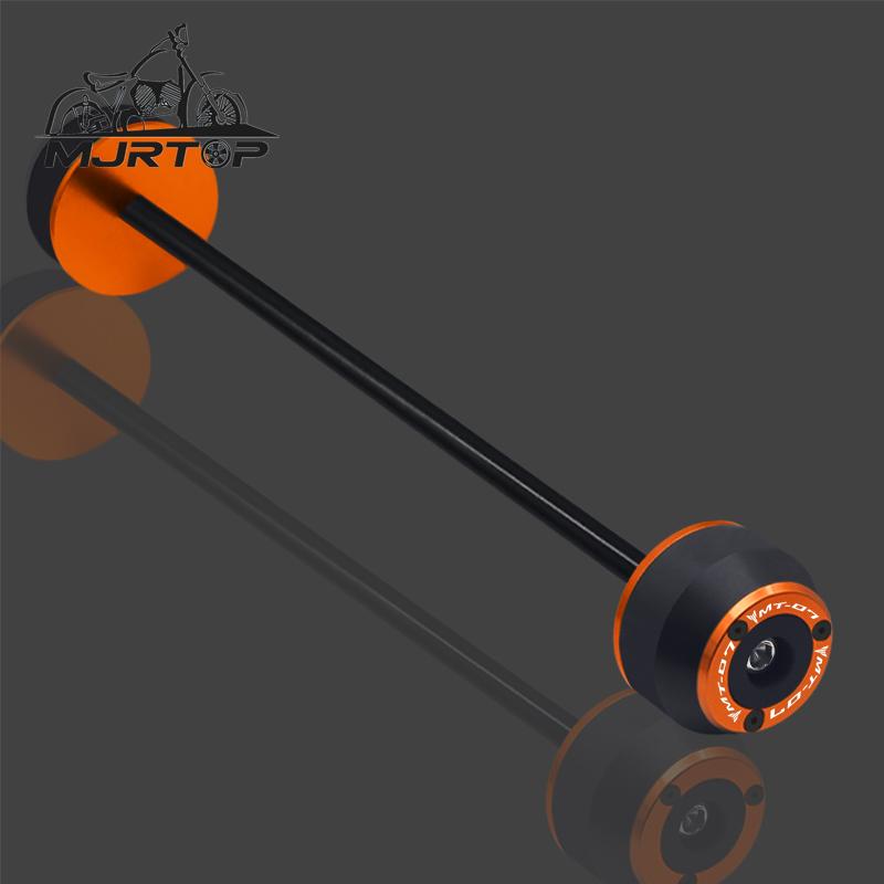 Fits For MT-07 MT07 MT 07 FZ-07 FZ07 XSR700 14-24 Motorcycle CNC Rear Front Axle Wheel Protector Fork Crash Slider Pads mt-07