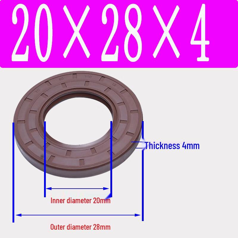 Fluororubber Skeleton High-Temperature Oil Seal