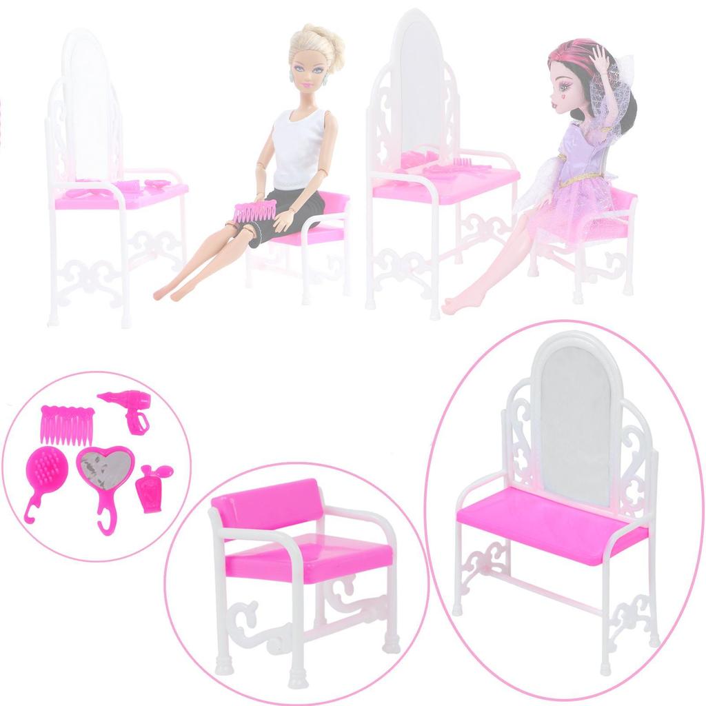 Doll Furniture for 30cm Dollhouse Accessories 10 inch /11.5 inch Doll Bedroom Dresser  Girl Kid Toys
