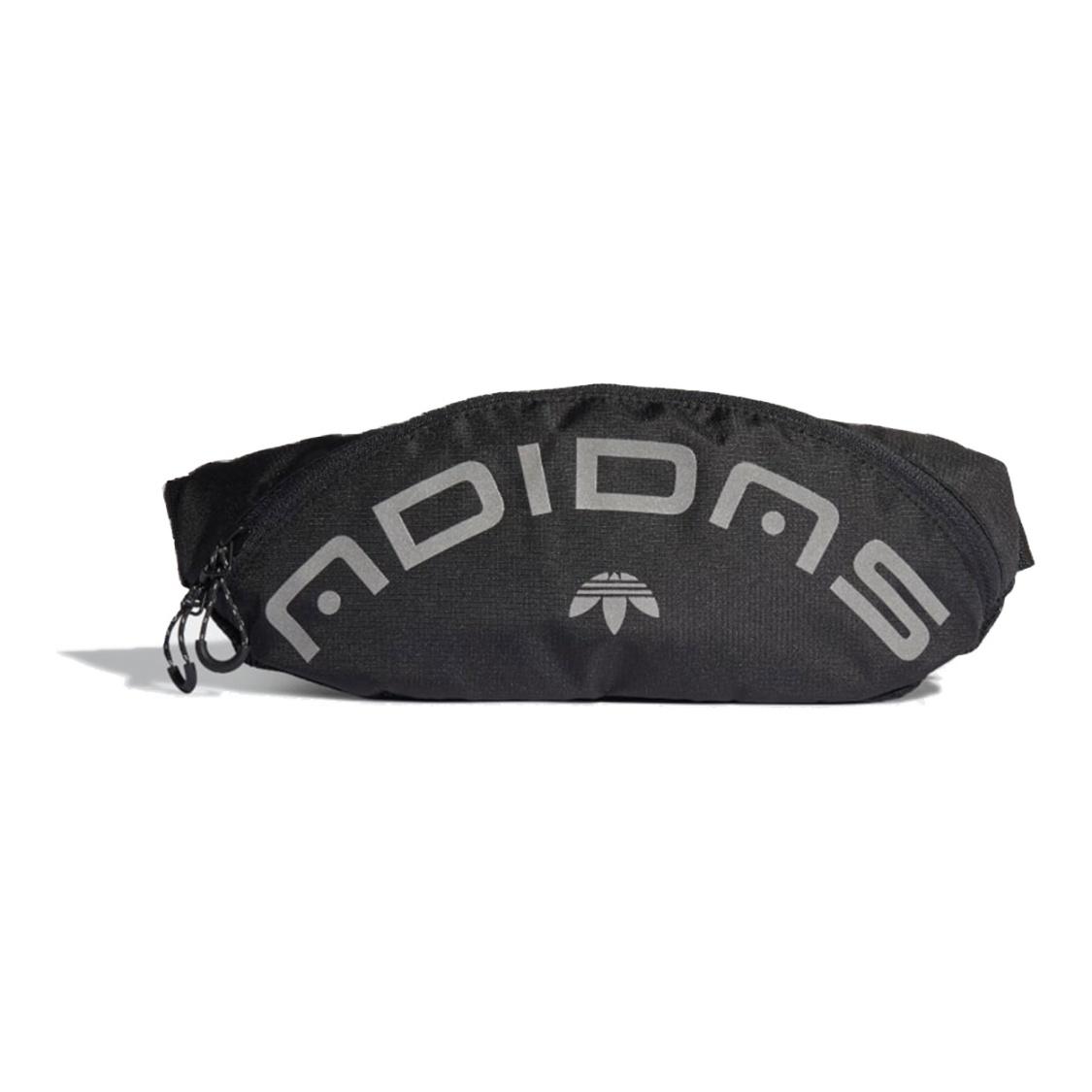Adidas Originals Polyester Sling Bag, Shoulder Bag, Fanny Pack Mens Black One Size