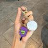 Creative Cartoon Pickleball Paddle Keychain Ornament - Fun Unisex Backpack Pendant Gift