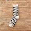 Winter Coral Fleece Cartoon Calf Socks Thickened Long Tube Warm Knee Floor Socks