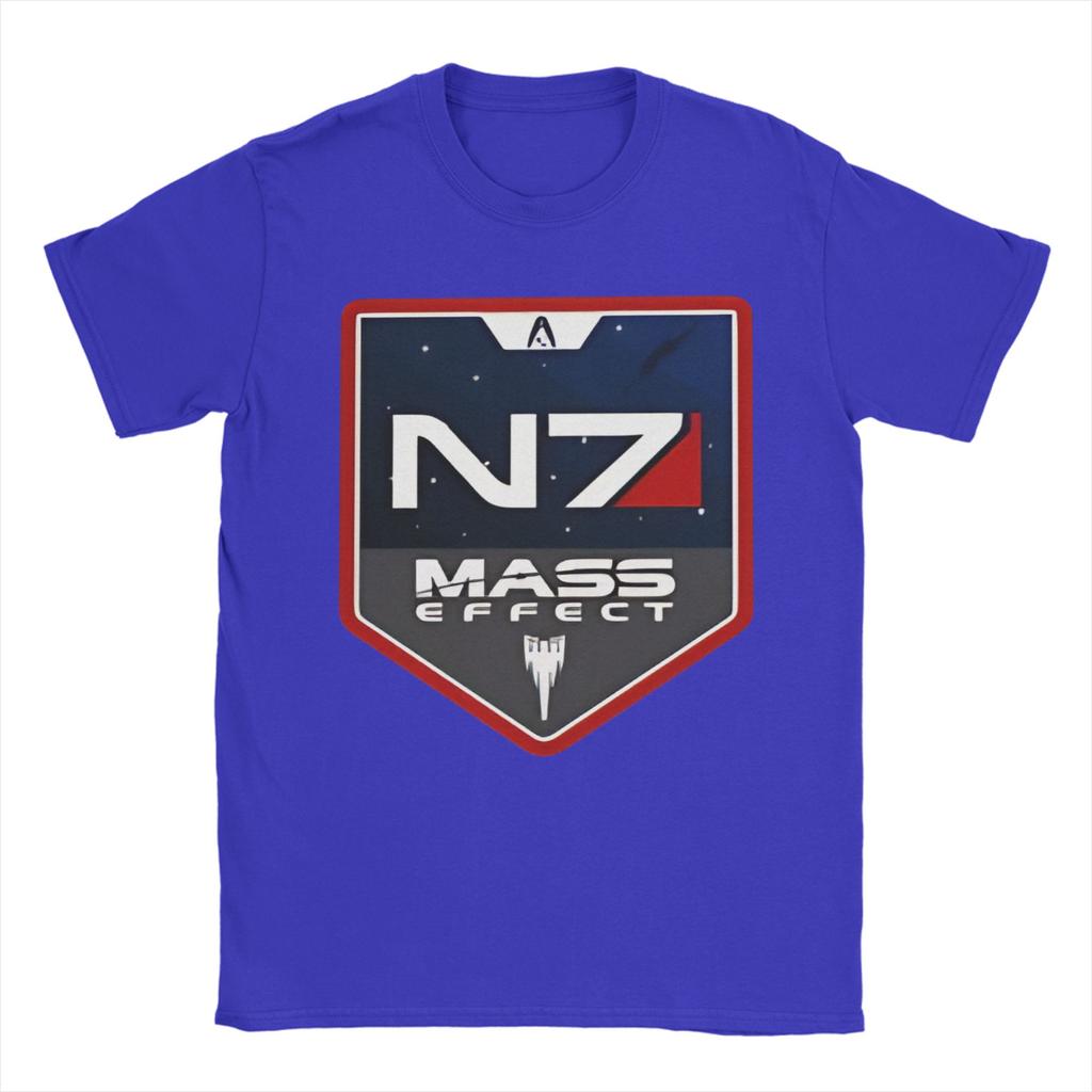Mass Effect N7 TShirt Men  Vintage TShirts Summer O Neck Harajuku Tee Shirt Casual Oversized Clothes