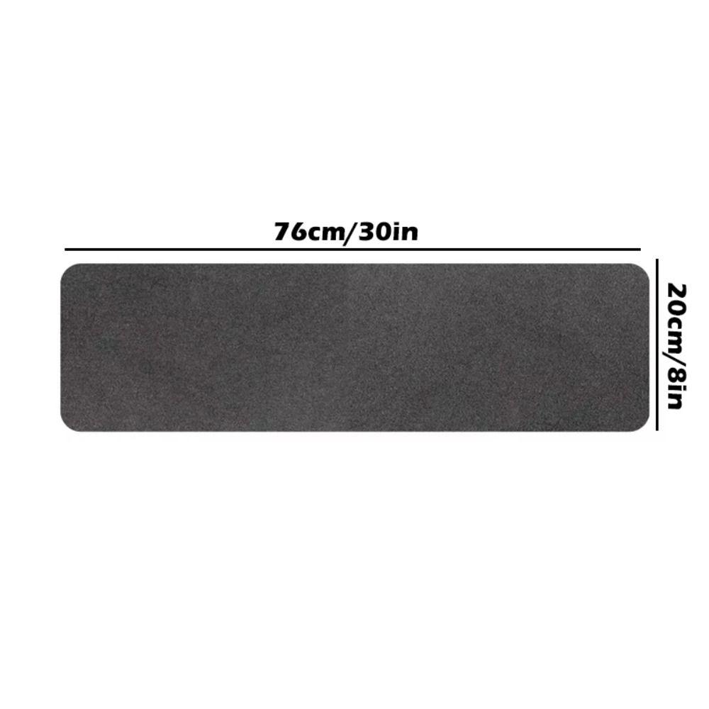 New 76X20cm Staircase Mat Self-adhesive Safety Stair Tread Carpet Mat Soft Stripe Non-Slip Protection Cover Pads Home Decor