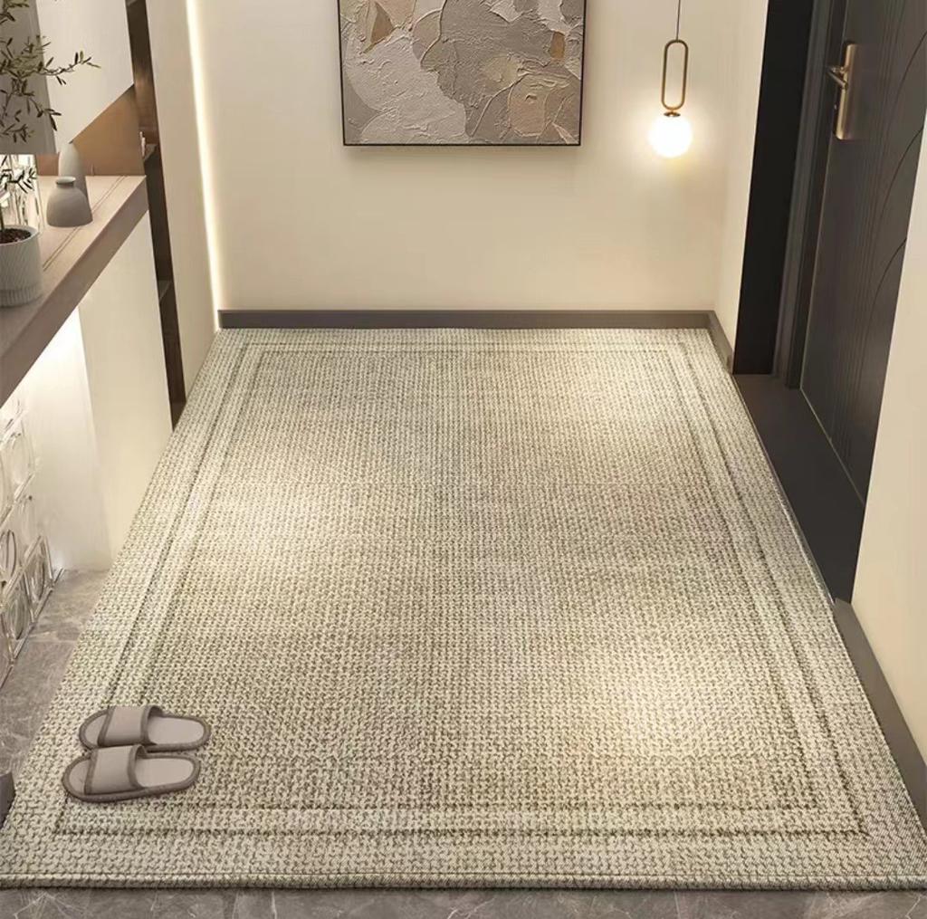 Best Belgian Velvet Door Mats for Entrance Indoor Anti Slip Doormat Bedroom Carpet Kitchen Bedside Rugs Hallway Door Floor Mats