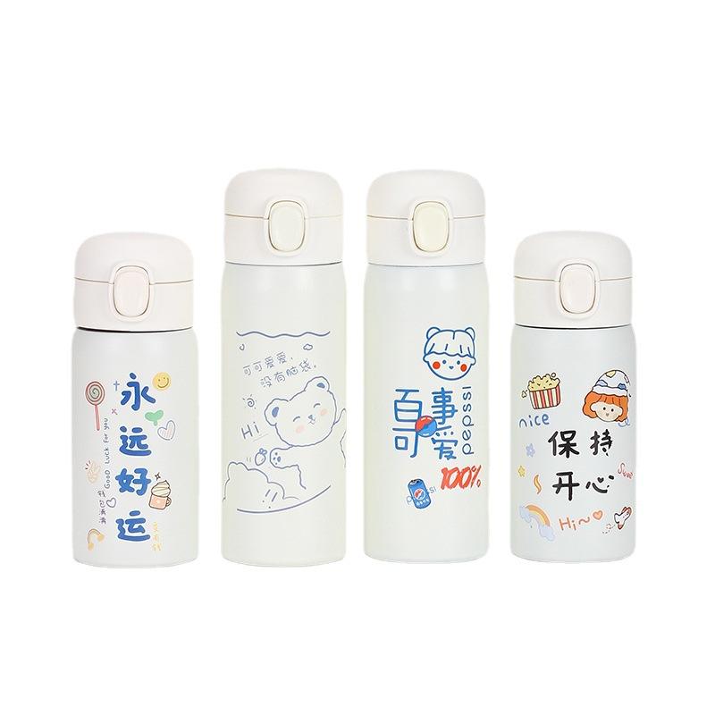 Portable Insulation Cup  500ml Vacuum Flasks Portable Stainless Steel Thermos Cup Water Bottle Travel Tea Mug Office Thermos Cup