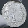 American Buffalo Commemorative Coin, Native American Commemorative Medal, American Animal Coin, Silver Plated, Christmas Gift, Stocking Stuffers
