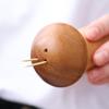 Wooden Toothpick Holder Personalized Mushroom Simple Toothpick Box Japanese Creative Cute Household Toothpick Jar Kitchen Tool