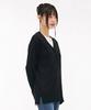Chasecult Women'S V-Neck Long Cardigan - Black