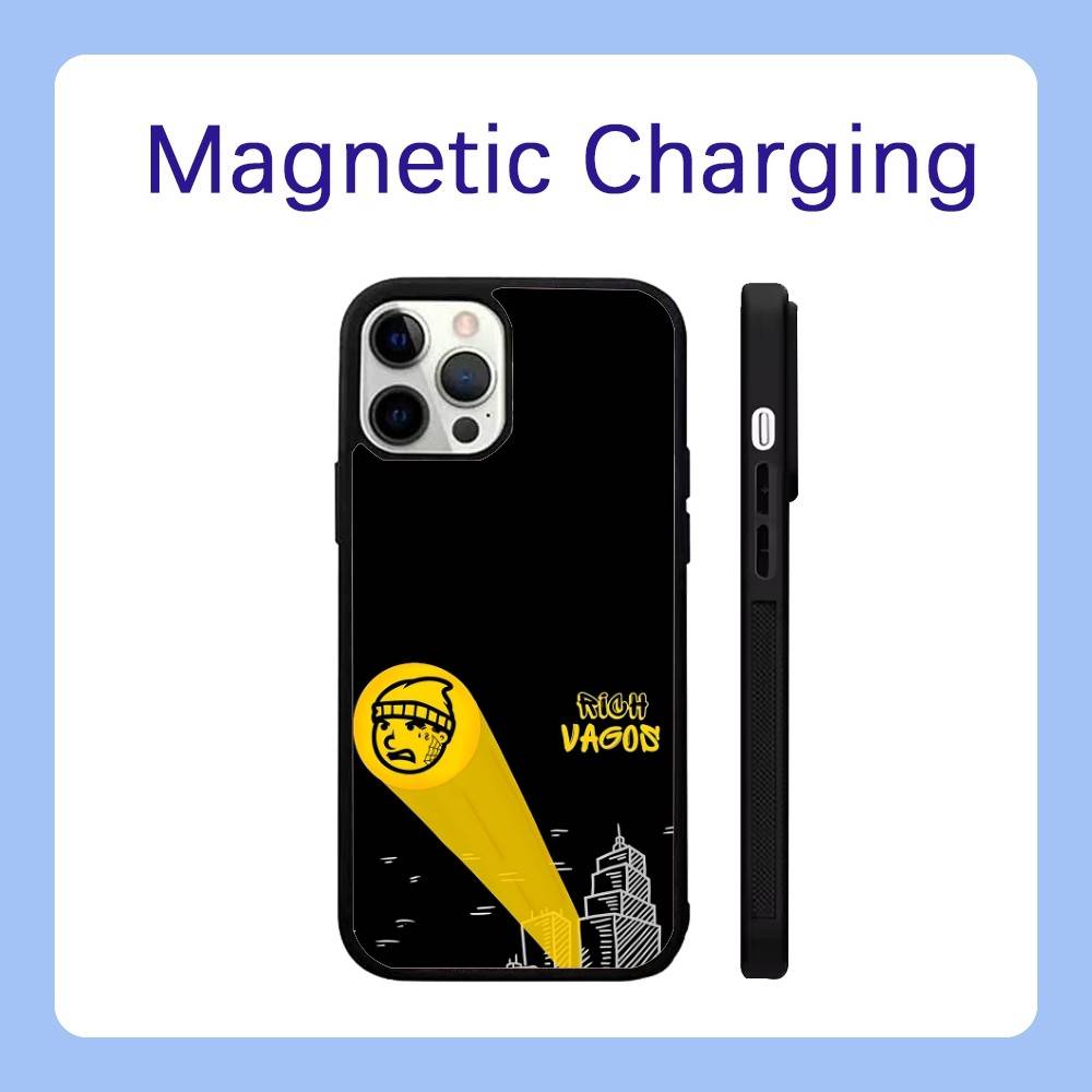 

Gera MX Rich Vagos with Magsafe Phone Case For iPhone 17,16,15,14,13,12,Pro,Max,Plus Magnetic Wireless Charge Cover iPhone14Plus