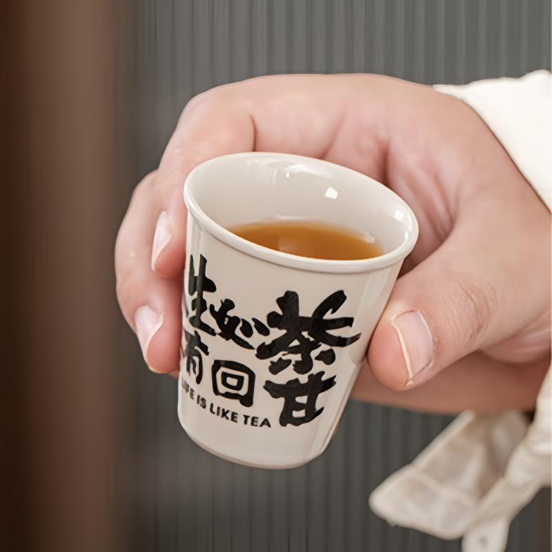 Creative One Pot Two Teapots, Beam Teapot, Tea Cup, Household Ceramic Tea Set, Kung Fu Tea Set, Gift Set, Gift Box Set