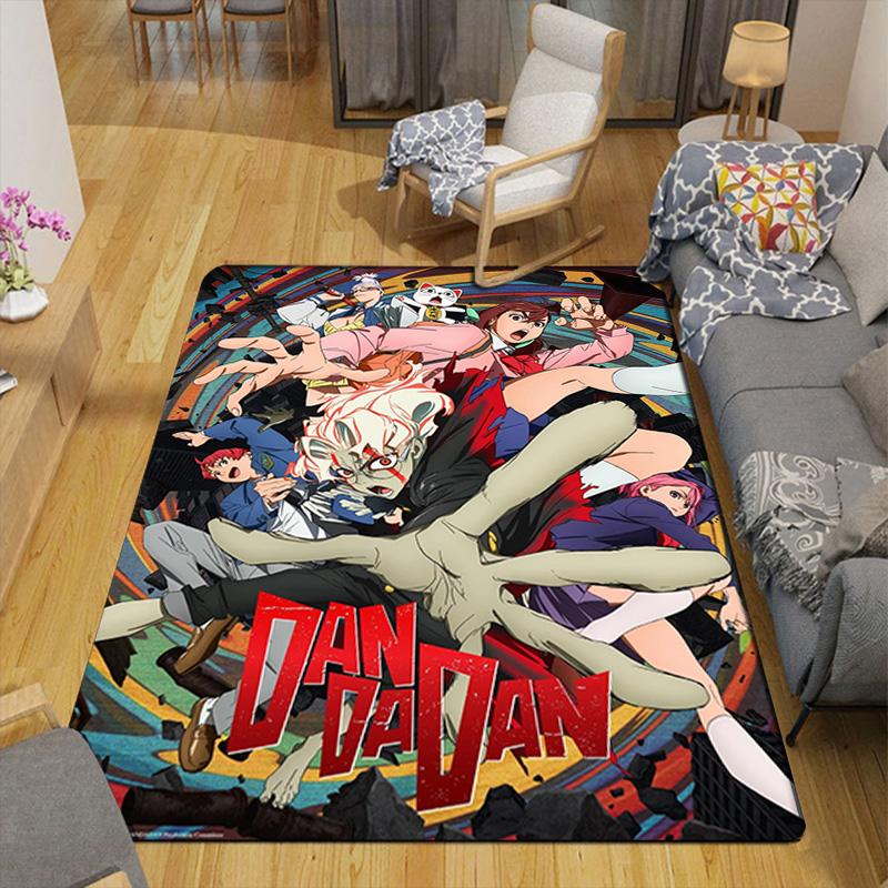 Dandadan Rug Floor Mat for Living Room or Bedroom Soft and Comfortable Carpet a Gift for Birthday and Holiday.