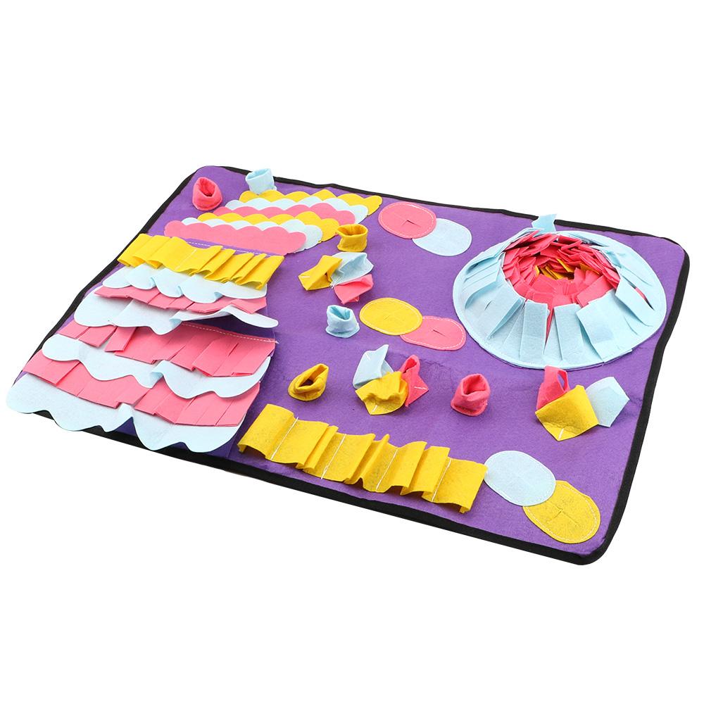 

Для собак, щенков, кошек, съемные флисовые подушечки, тренировочное одеяло для нюхания домашних животных, домашний коврик, нюхание домашних животных, кошек, собак, безумная игрушка-головоломка для снятия стресса