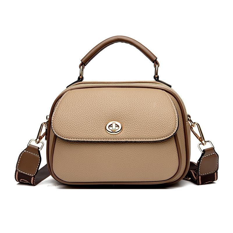 

Мягкая кожаная сумка-мессенджер для женщин, многокарманная сумка, высокое качество, износостойкая, роскошная, модная, новая