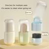 Travel Friendly Soap Dispenser Box Integrated Cleansing Brush Multifunctional Hygienic Storage Solution For Bathroom