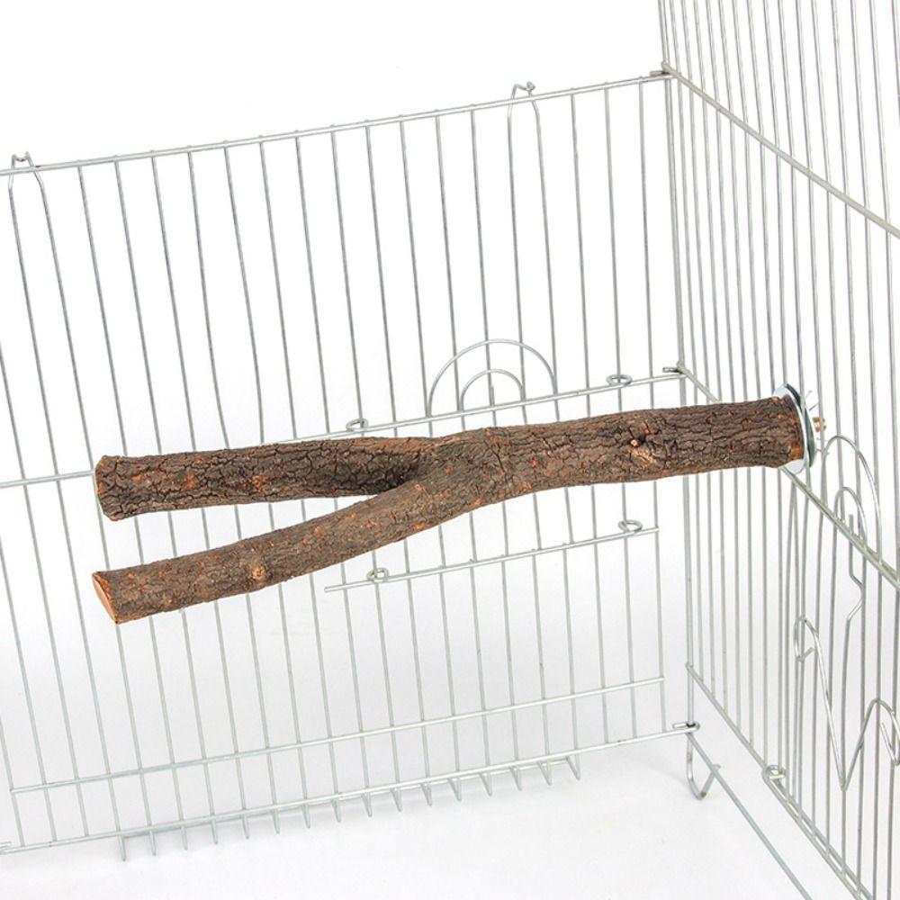 Grinding Teeth Claw Sticks 15/20/25cm Bird Cage Sticks Wooden Natural Bird Tree Branch Perches Hanging Funny Bird Small Animal