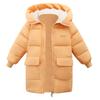 Děti Děti Chlapci Dívčí Zimní Pevné Kapsy Teplé Bundy s kapucí Svrchní oděvy Kabáty