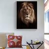 Leoni Selvatici Africani Re Poster e Stampe Arte da Parete Dipinti su Tela Animali in Bianco e Nero Immagini Decorazione da Parete Cuadros