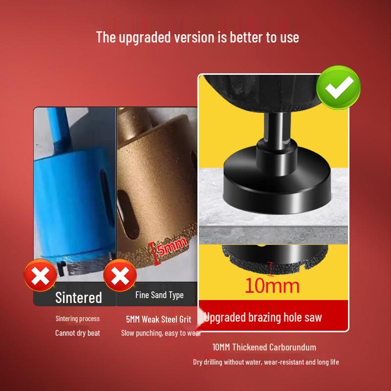 Tiangong Glas- och kakelborr för marmor- och keramiska ytor