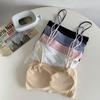 Nahtloser Damen-BH mit schönem Rücken Eis-Seide Einreihiges Camisole Tube Top Mädchen Schülerin Entwicklungsphase Weste Unterwäsche