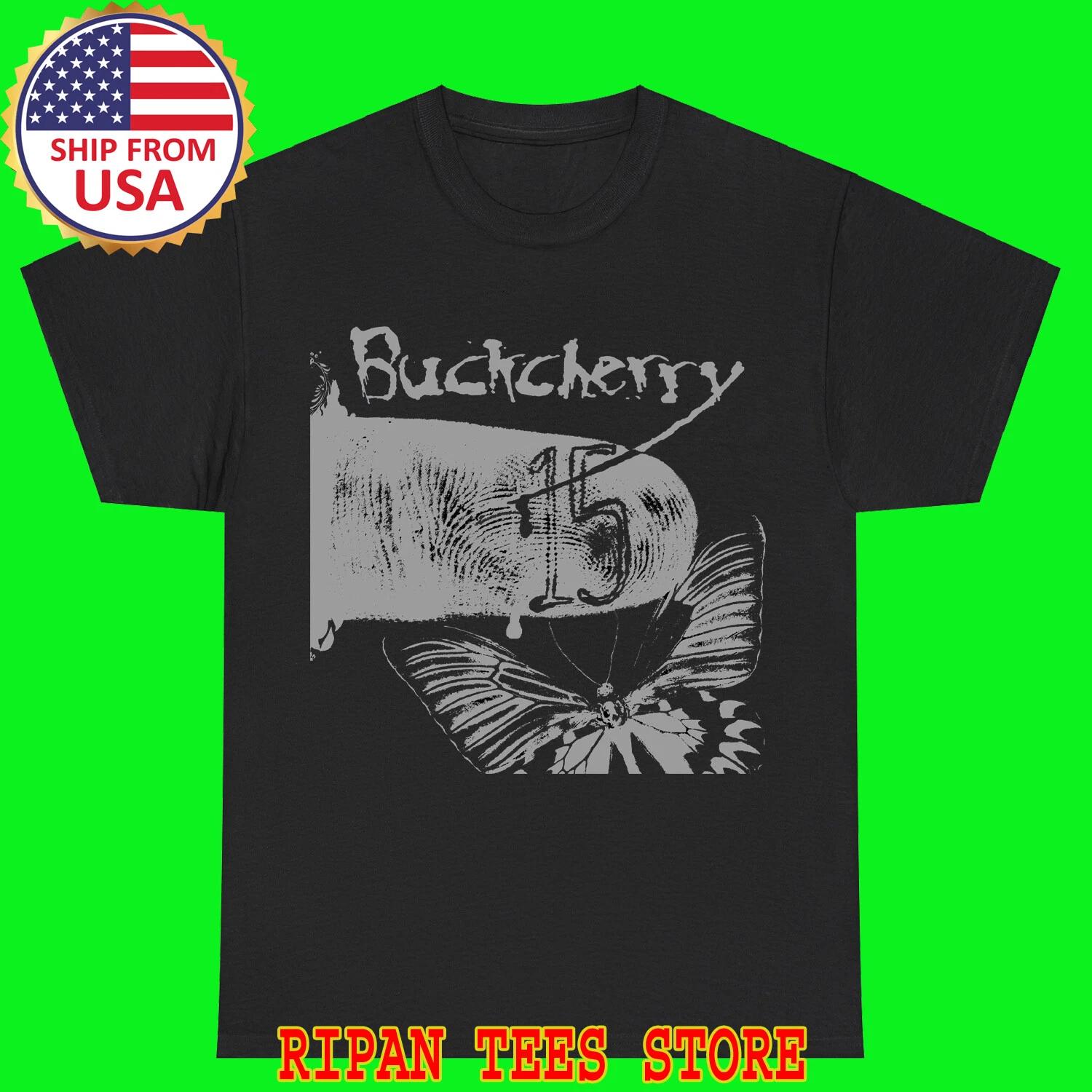 Buckcherry Black T-Shirt Tee Top Unisex 2XL