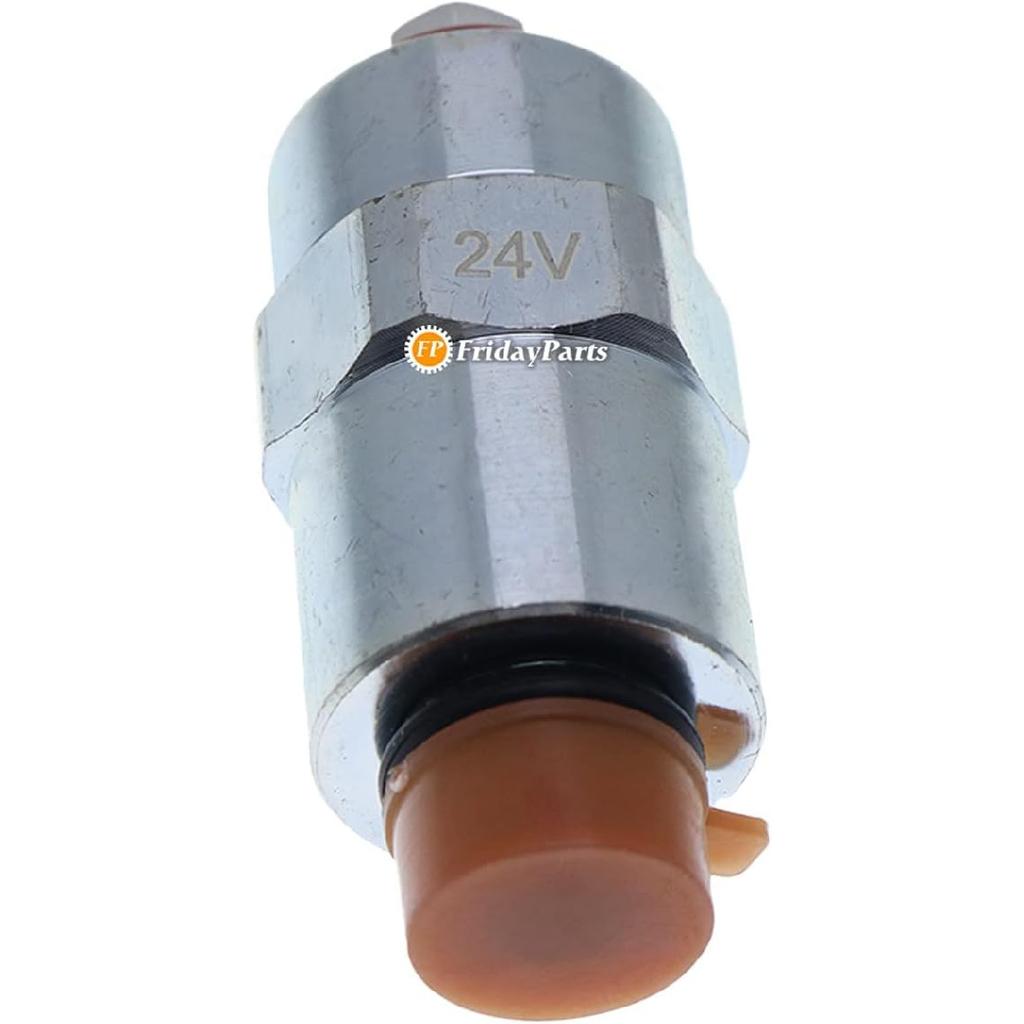 FridayParts 24V Shut off Solenoid 7185-900K 7185900K Compatible for DPA DPS CAV LUCAS 7180-49A & B