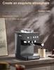 Aeomjk CM5540 Semi-Automatic Italian Coffee Machine with Room Temp Cold Brew & Milk Frothing