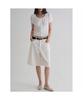 8SECONDS Midi Denim Shorts Ivory