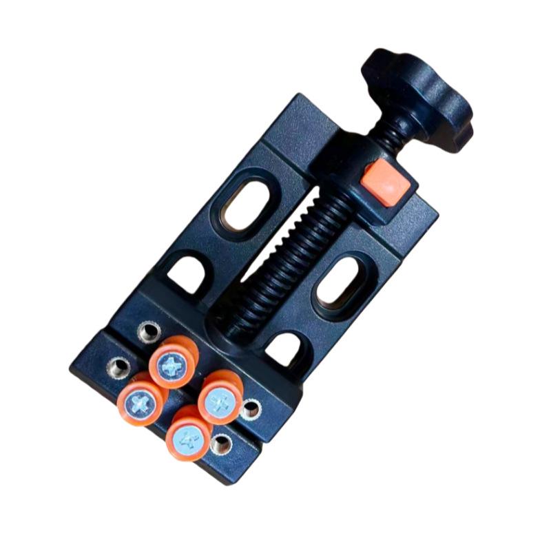 Compact Eight-Hole Table Vise for Carving and Clamping
