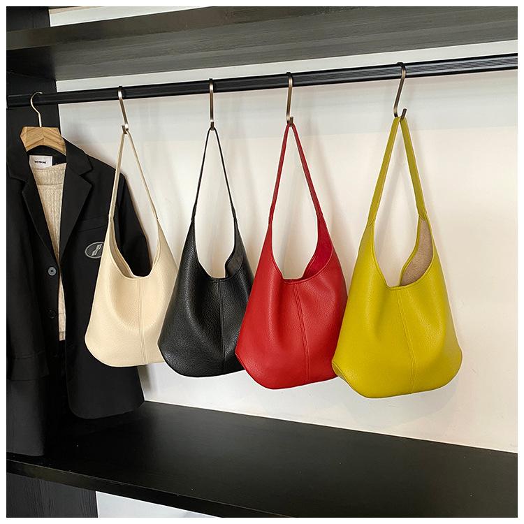 Tote bag women's large capacity 2025 new summer versatile shoulder bag casual high-end texture work commuter bag