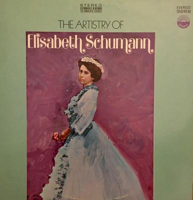 LP Record ELISABETH SCHUMANN  Artistry Of Elisabeth Schumann 3268 EVEREST US Classical Used