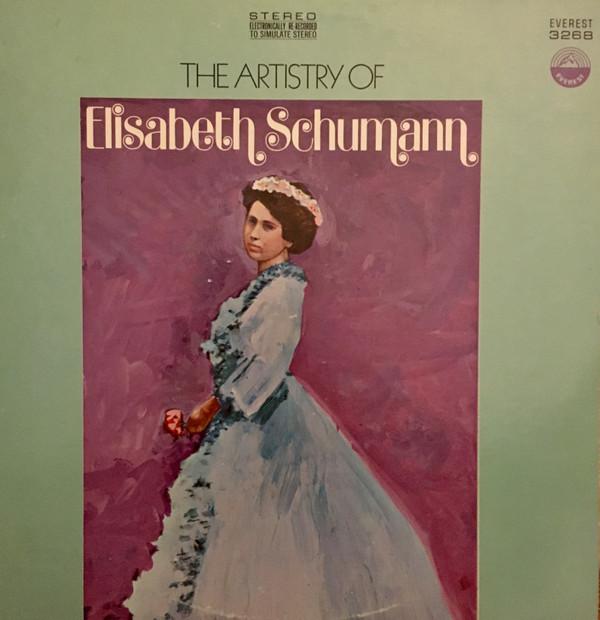 

LP Record ELISABETH SCHUMANN Artistry Of Elisabeth Schumann 3268 EVEREST US Classical Used