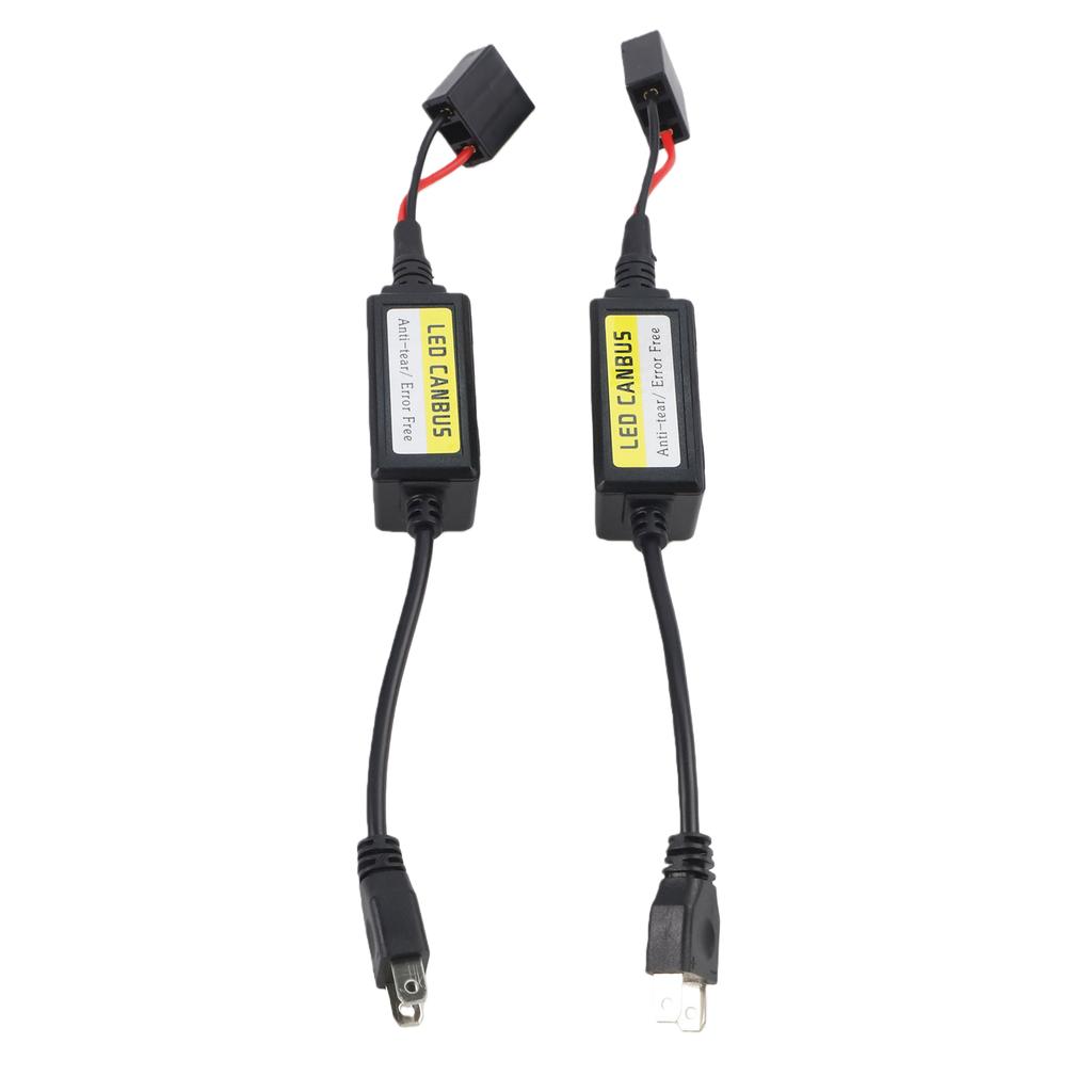 2pcs H7 LED Canbus Der Resistor for Fixing LED Headlight Turn Off When Engine Starts and Related Electrical Anomalies