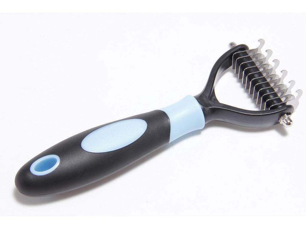 Double-Sided Detangling Comb for Dogs - Quickly Removes Loose Hair, Cleans, and Desheds.