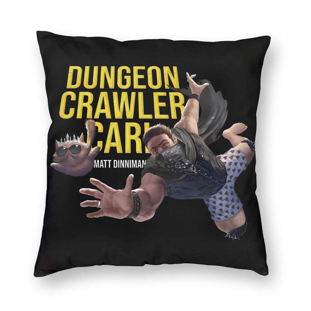 Dungeon Crawler Carl Pillowcase Printing Polyester Cushion Cover Gift  Throw Pillow Case Cover Seater Drop Shipping cm