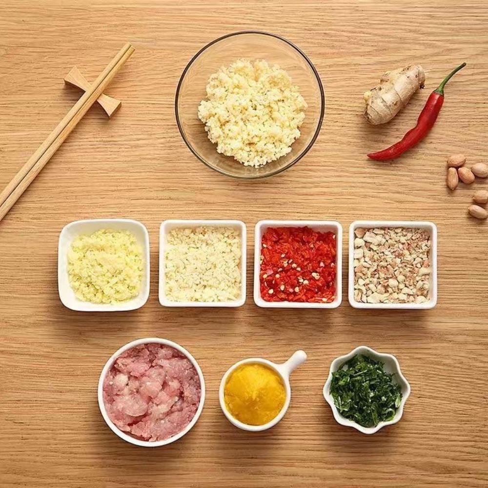 Mini Manual Garlic Press Portable Food Chopper Food Vegetables Meat Grinder Kitchen Gadgets
