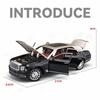 1/24 Bentley Mulsanne Alloy Car Diecasts & Toy Vehicles Car Model Sound and Light Pull Back Car Toys for Kids Gifts