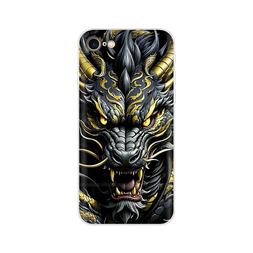 For iPhone SE 2020 Case Fashion Cartoon Soft TPU Back Cover For iPhone SE Clear Silicone Casing Protective Cases For iPhoneSE